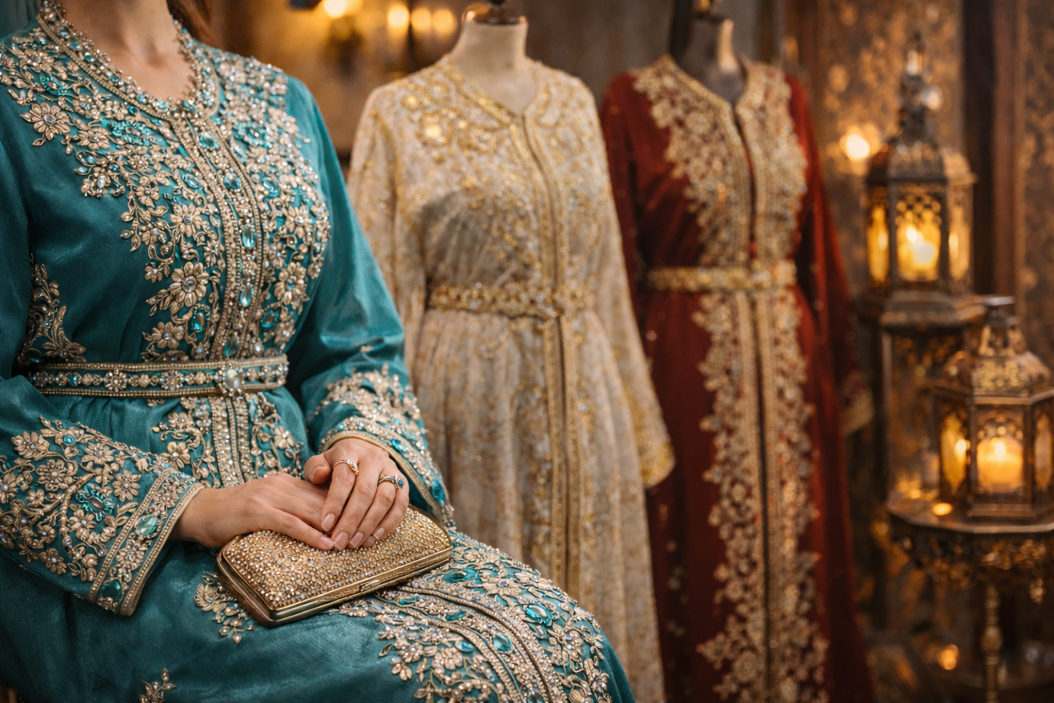 القفطان المغربي: أيقونة الأناقة للمناسبات الخاصة