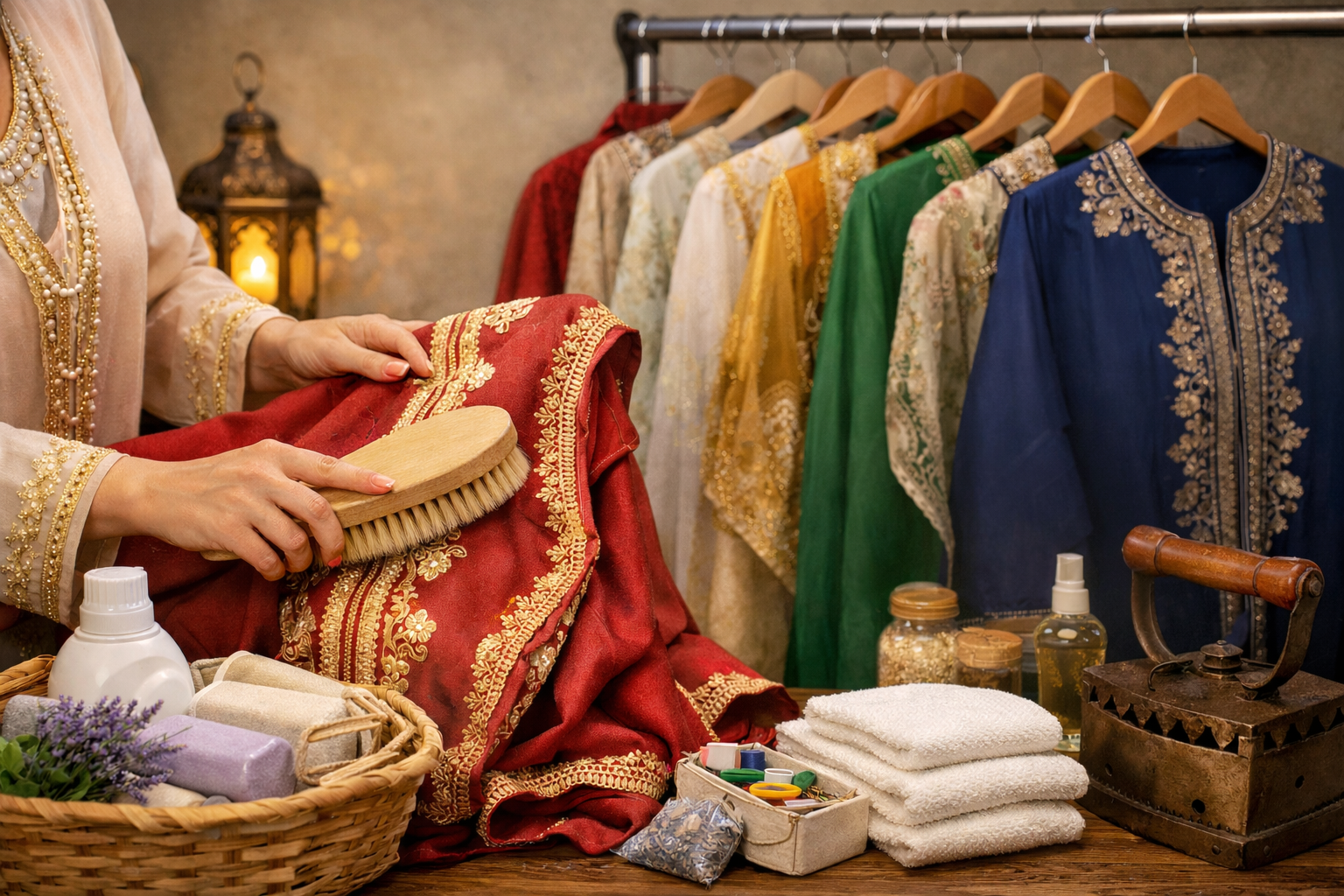كيف تحافظين على ملابسك التقليدية لتدوم أطول