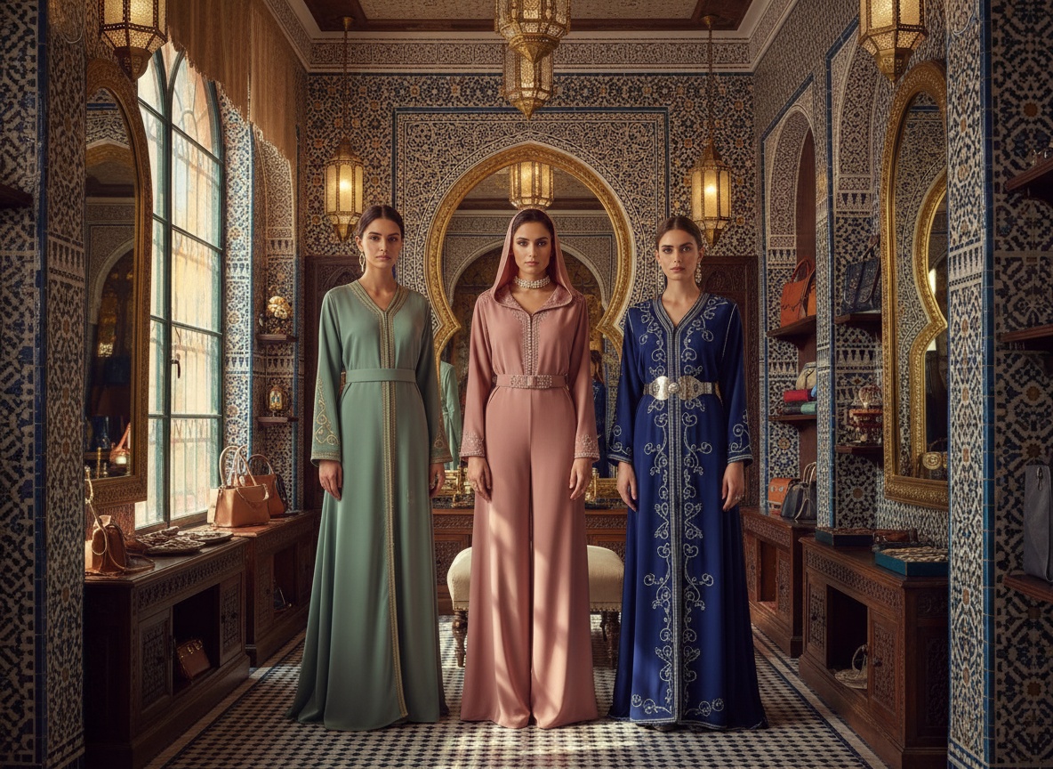 صيحات الأزياء المغربية النسائية لعام 2025